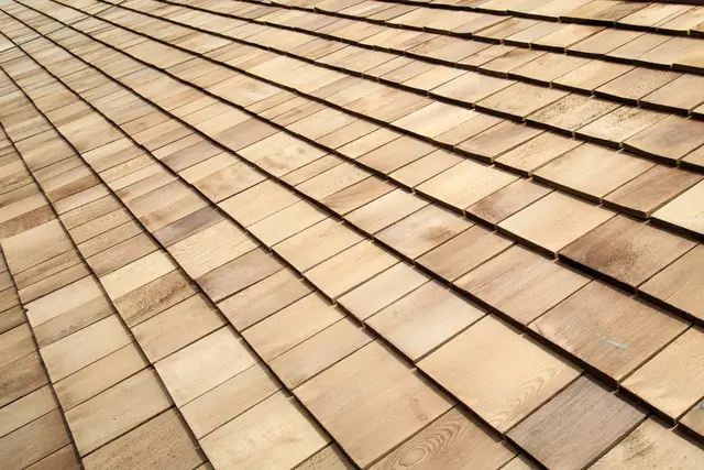 Wood shake roof installation in Los Osos, CA